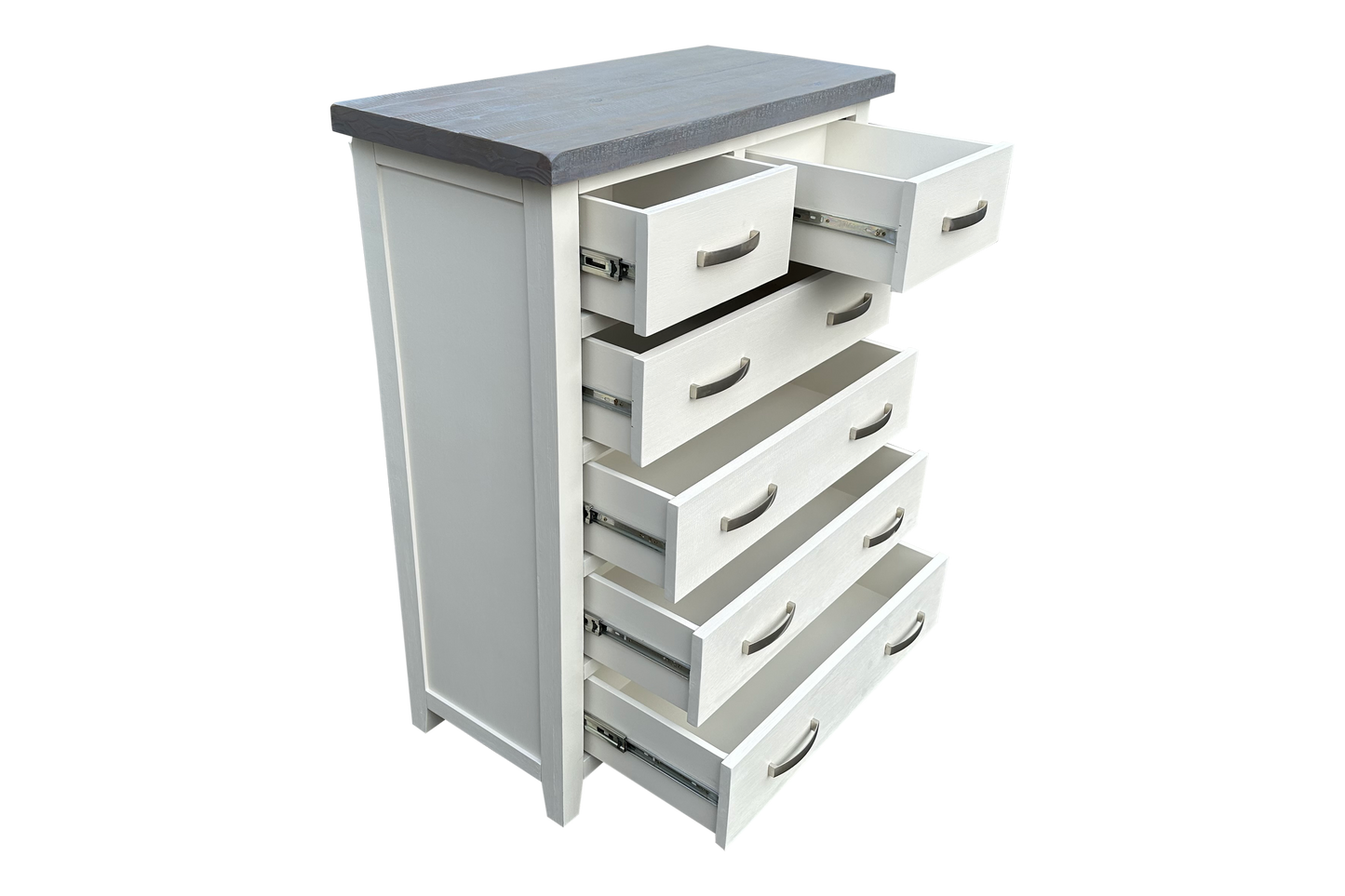 Factory Second - Beachhouse Double Bed & Tallboy