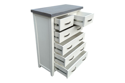 Factory Second - Beachhouse Double Bed & Tallboy