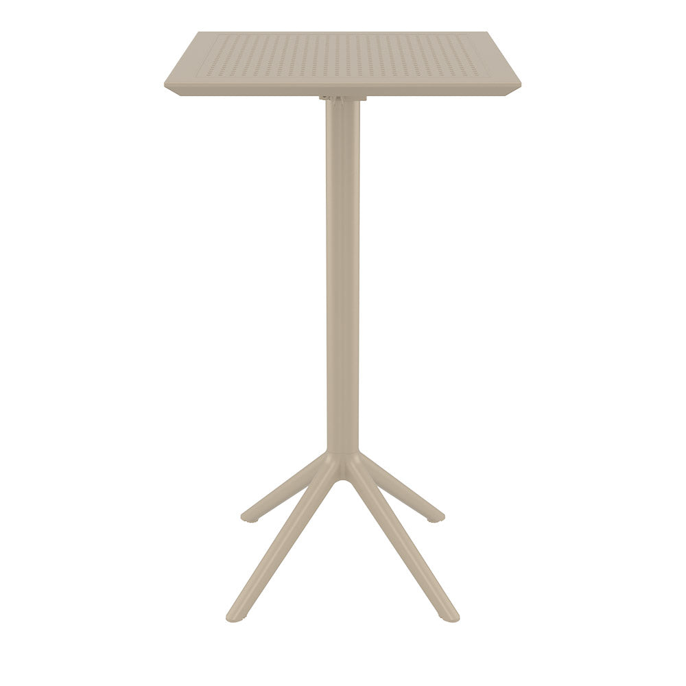 Kirra Outdoor Bar Table - Latte (600mm)