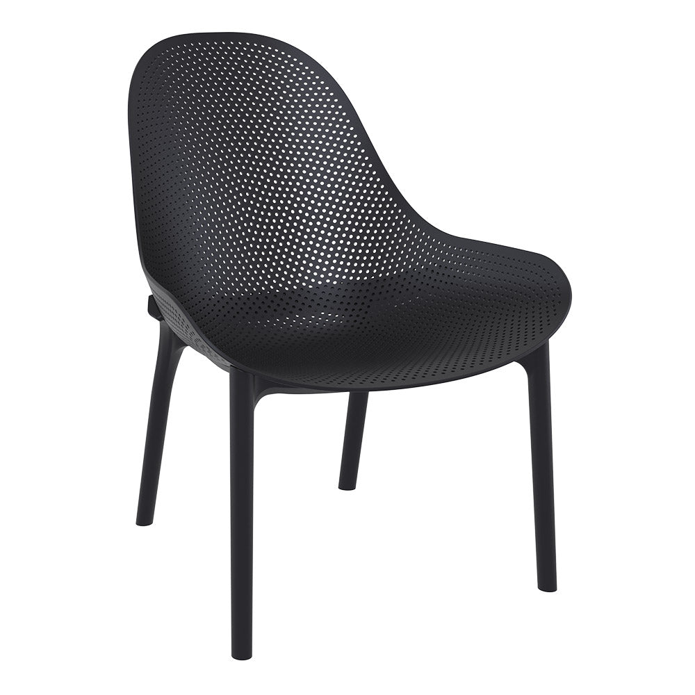 Kirra Outdoor Lounge Chair - Black