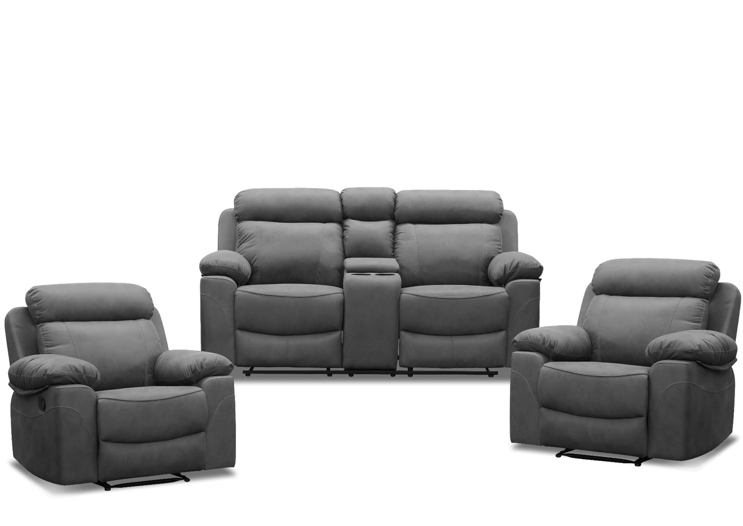 London Lounge Suite (4 Seater) - Grey