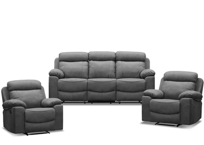 London Lounge Suite (5 Seater) - Grey