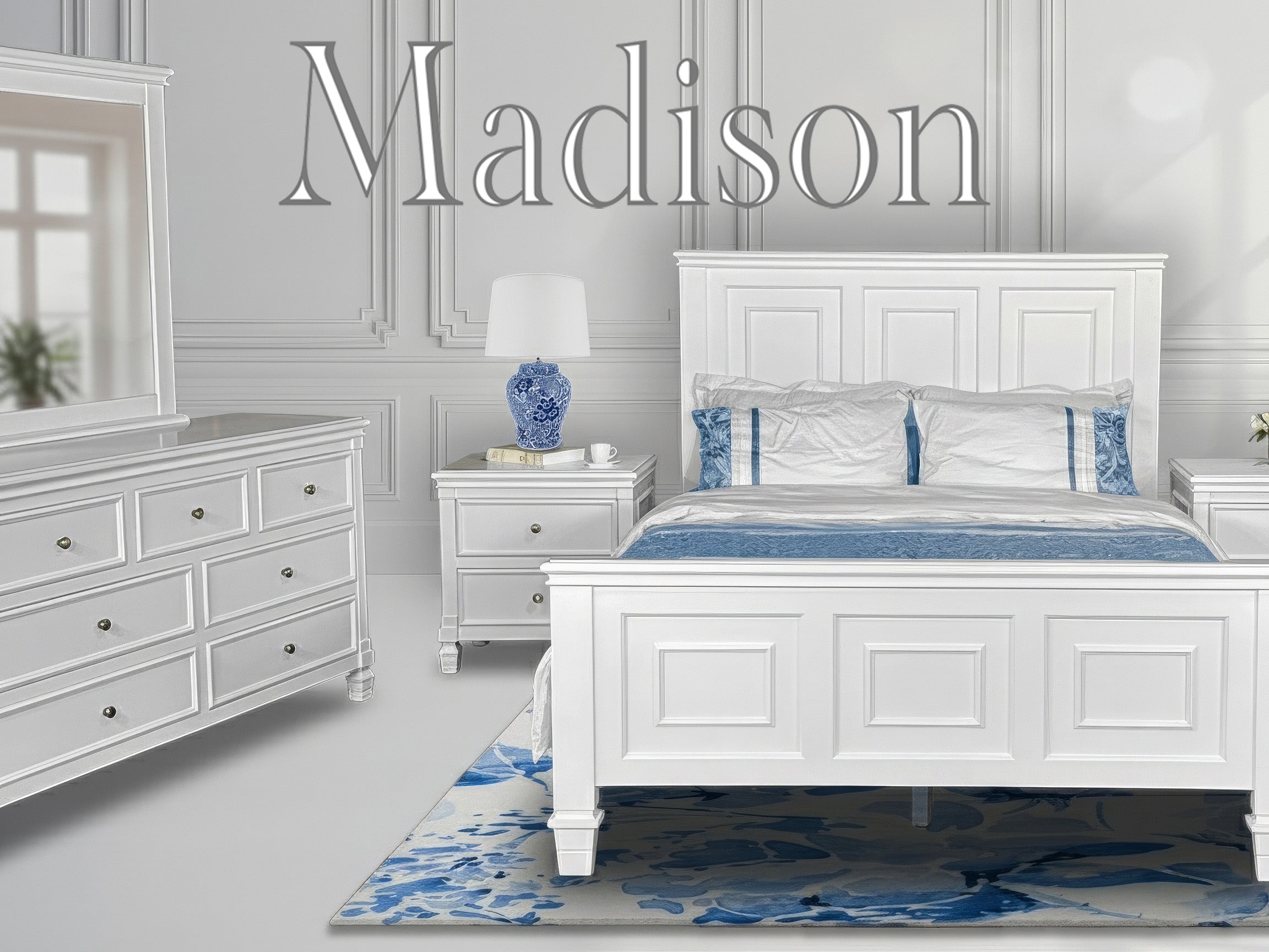 Madison Hamptons Bedroom, Brisbane Furniture