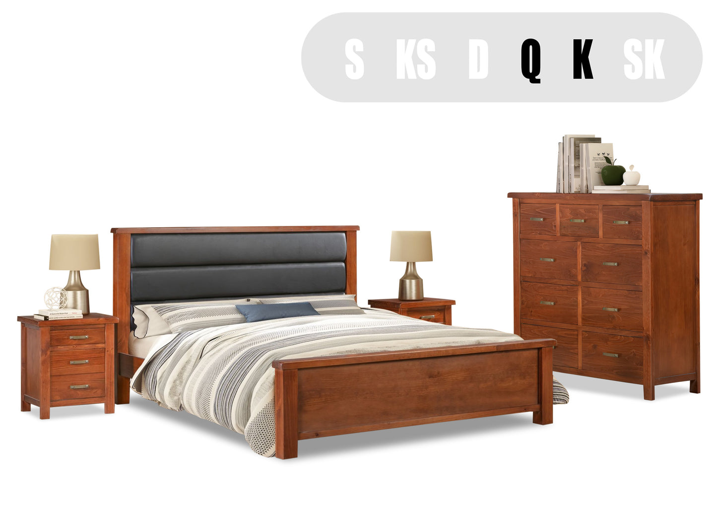 Manor Bedroom Set (4 Piece)