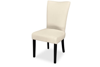 Mirage Chair - Natural Linen (Black Legs)