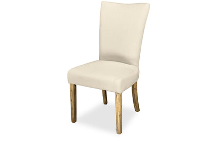 Mirage Chair - Natural Linen (Antique Legs)