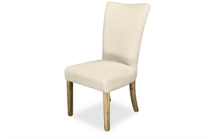 Mirage Chair - Natural Linen (Antique Legs)