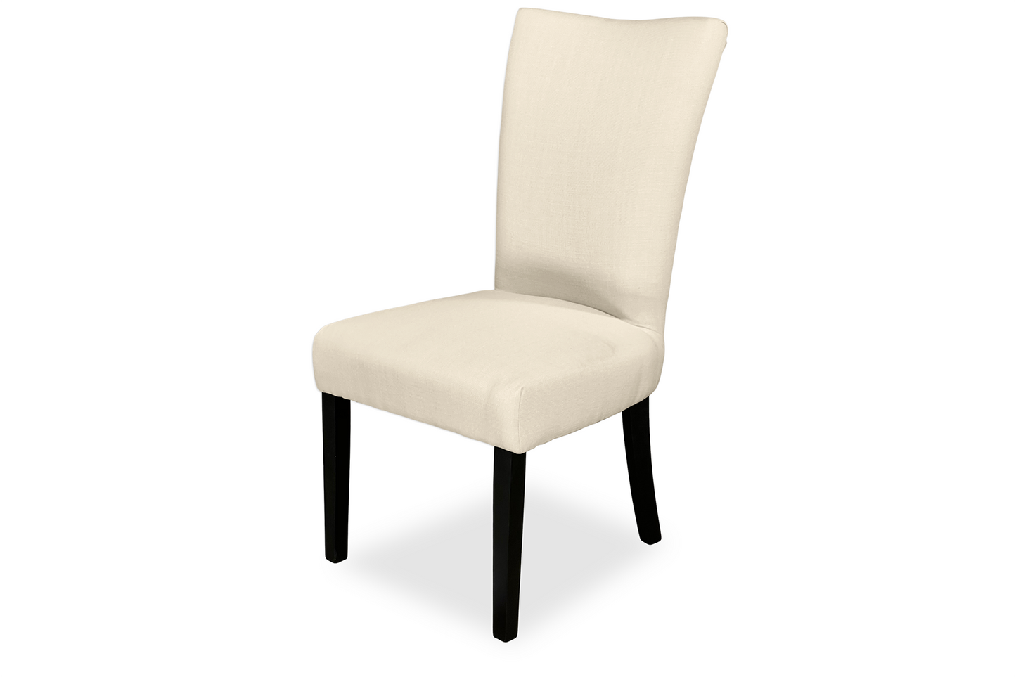 Mirage Chair - Natural Linen (Black Legs)