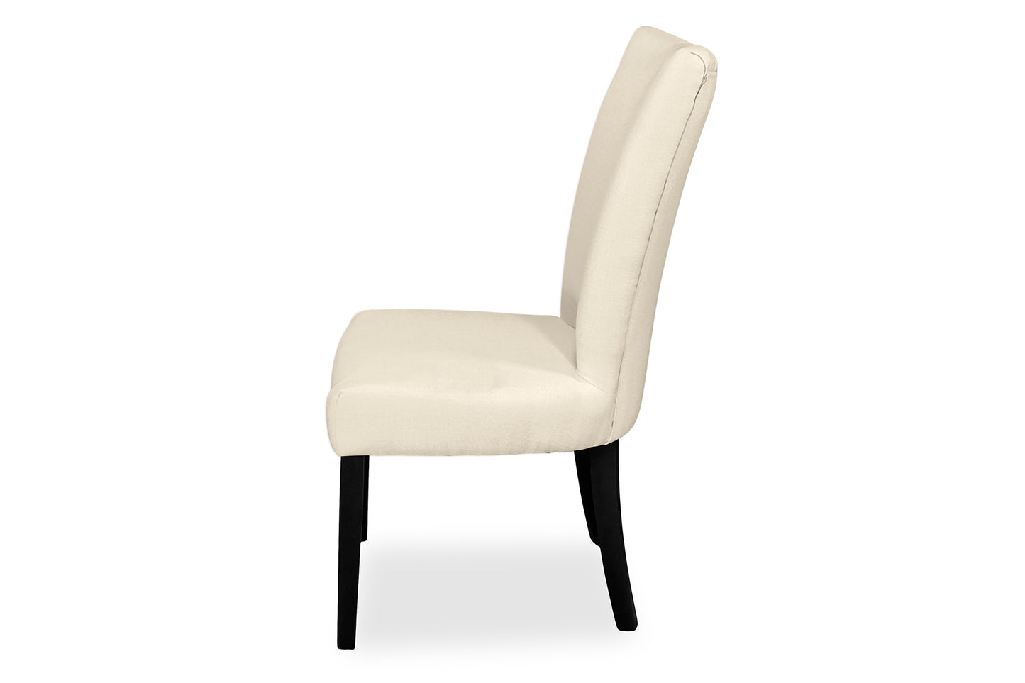 Mirage Chair - Natural Linen (Black Legs)