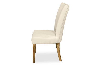 Mirage Chair - Natural Linen (Plantation Legs)