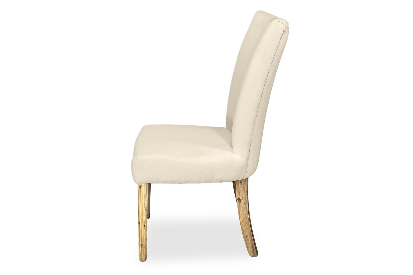 Mirage Chair - Natural Linen (Antique Legs)