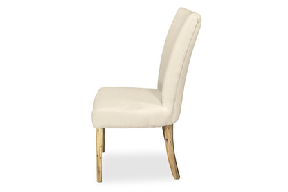 Mirage Chair - Natural Linen (Antique Legs)