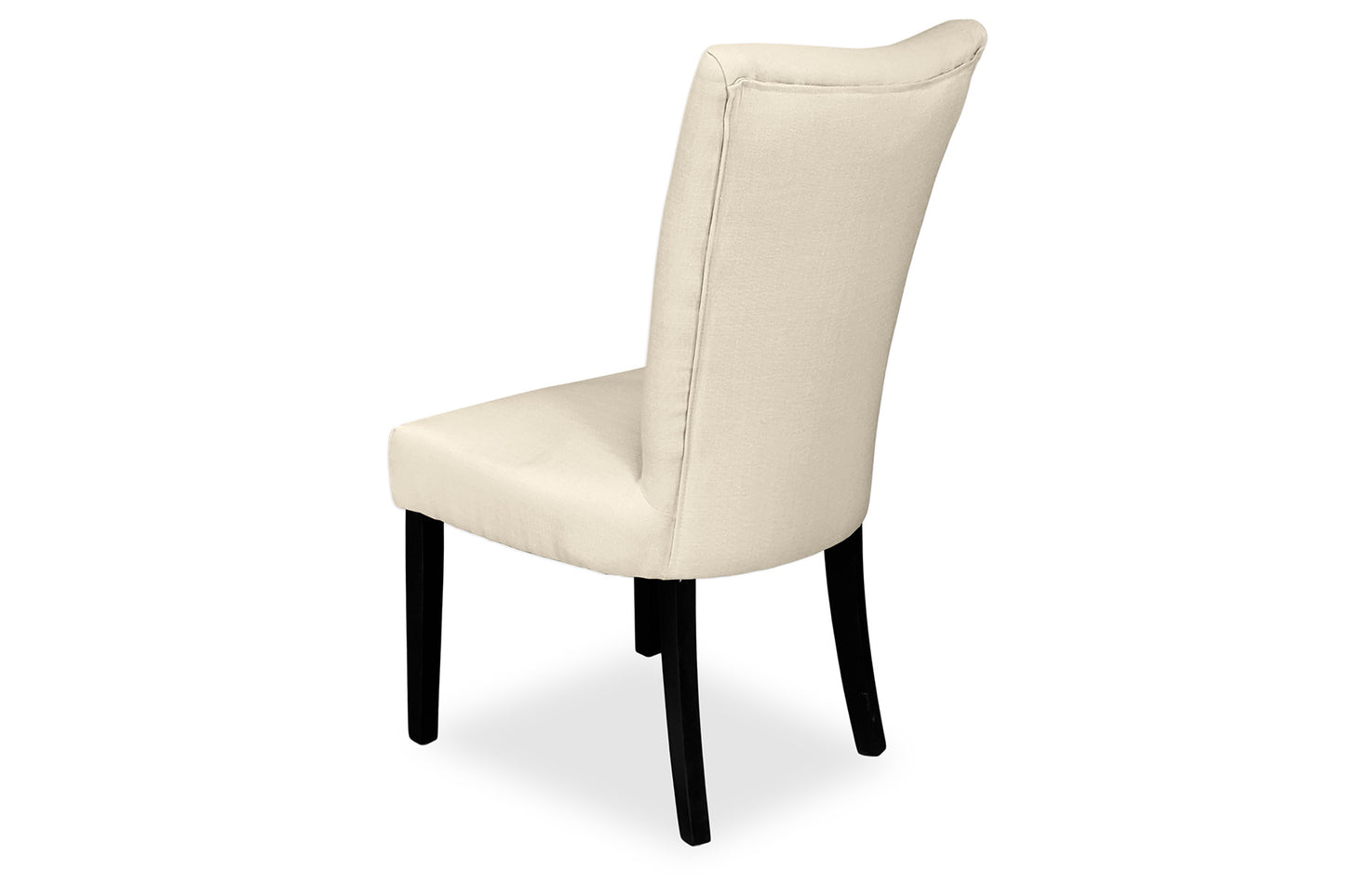 Mirage Chair - Natural Linen (Black Legs)