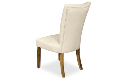 Mirage Chair - Natural Linen (Plantation Legs)