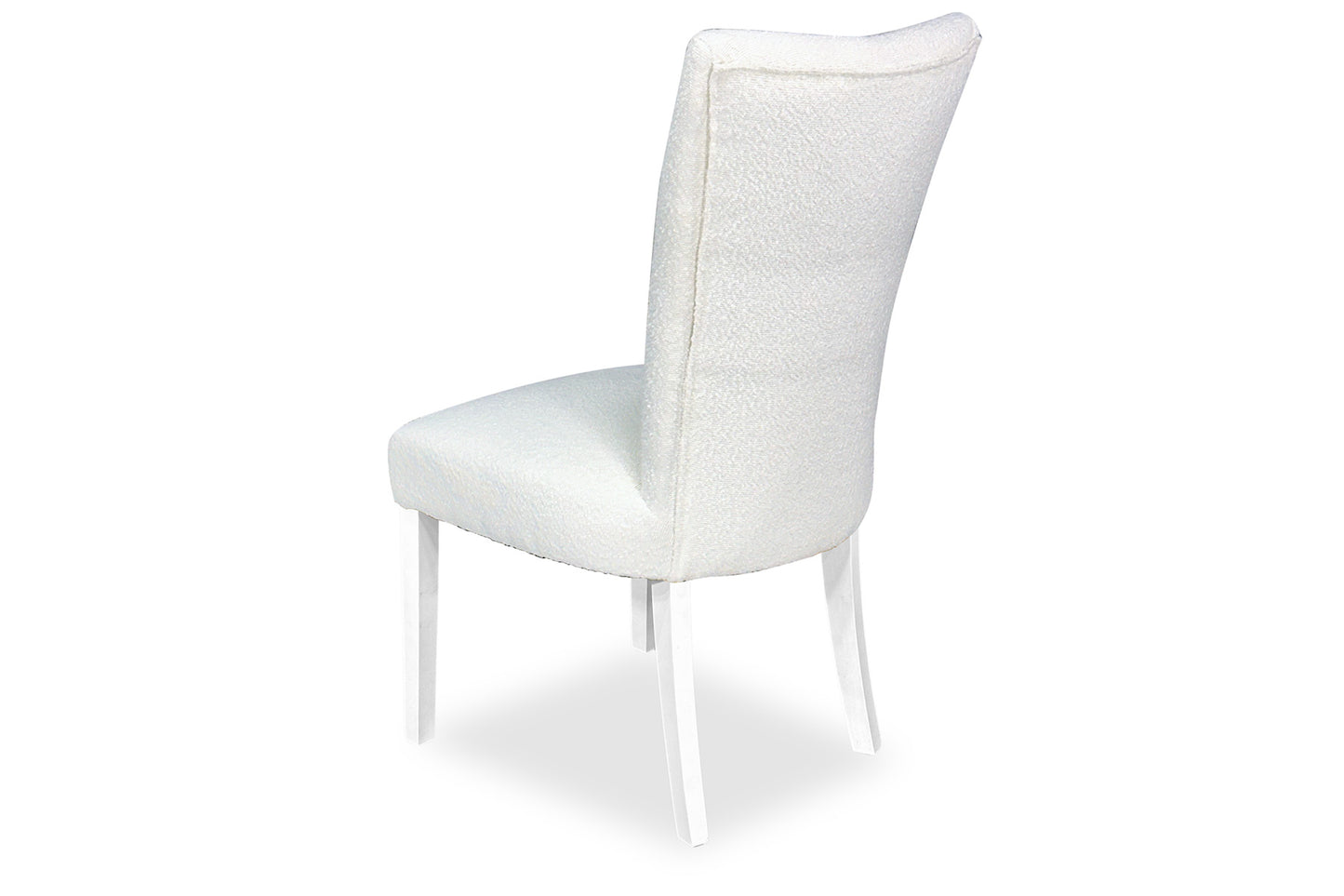 Mirage Chair - White Bouclé (White Legs)