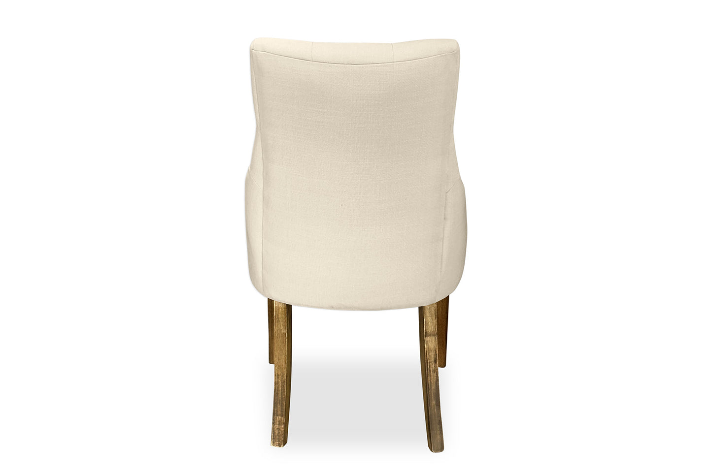 Scoop Back Chair - Natural Linen (Plantation Legs)