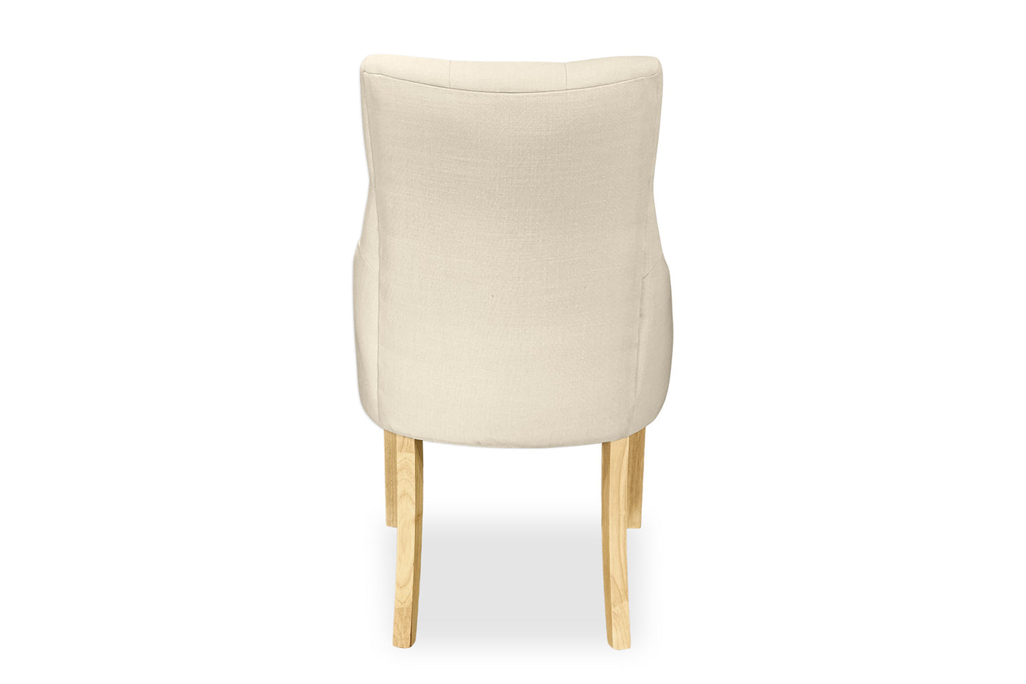 Scoop Back Chair - Natural Linen (Oak Legs)