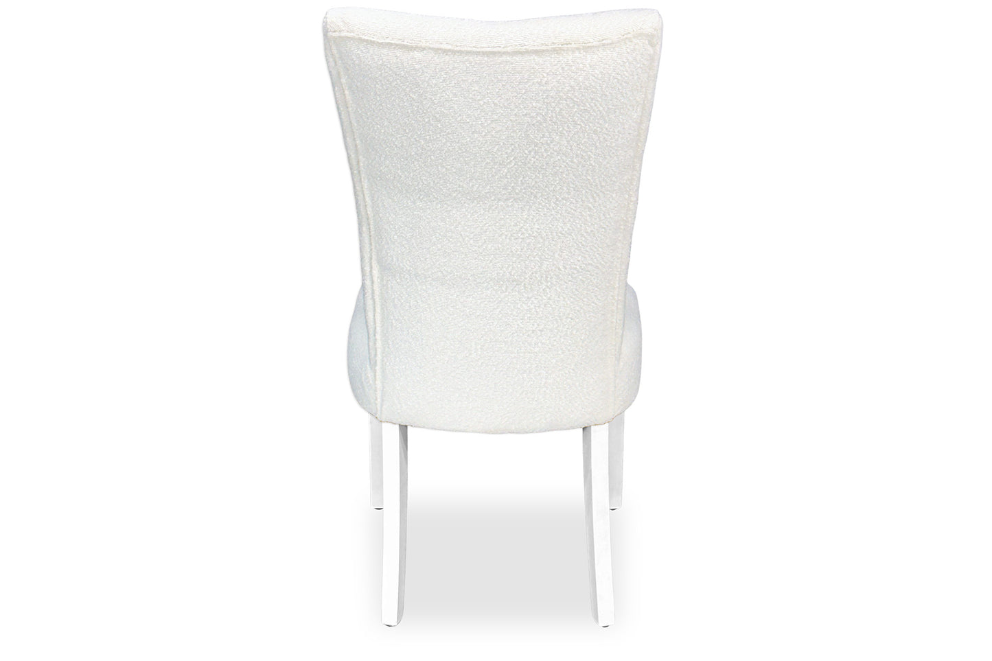 Mirage Chair - White Bouclé (White Legs)