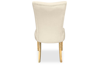 Mirage Chair - Natural Linen (Forge Legs)