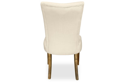 Mirage Chair - Natural Linen (Plantation Legs)