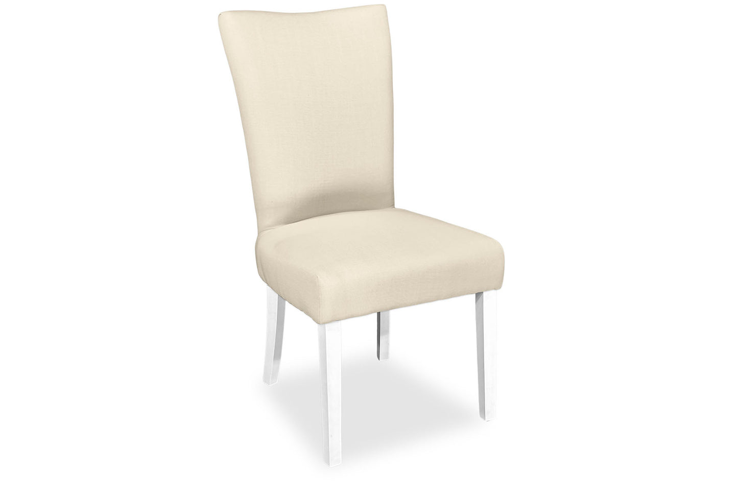 Mirage Chair - Natural Linen (White Legs)