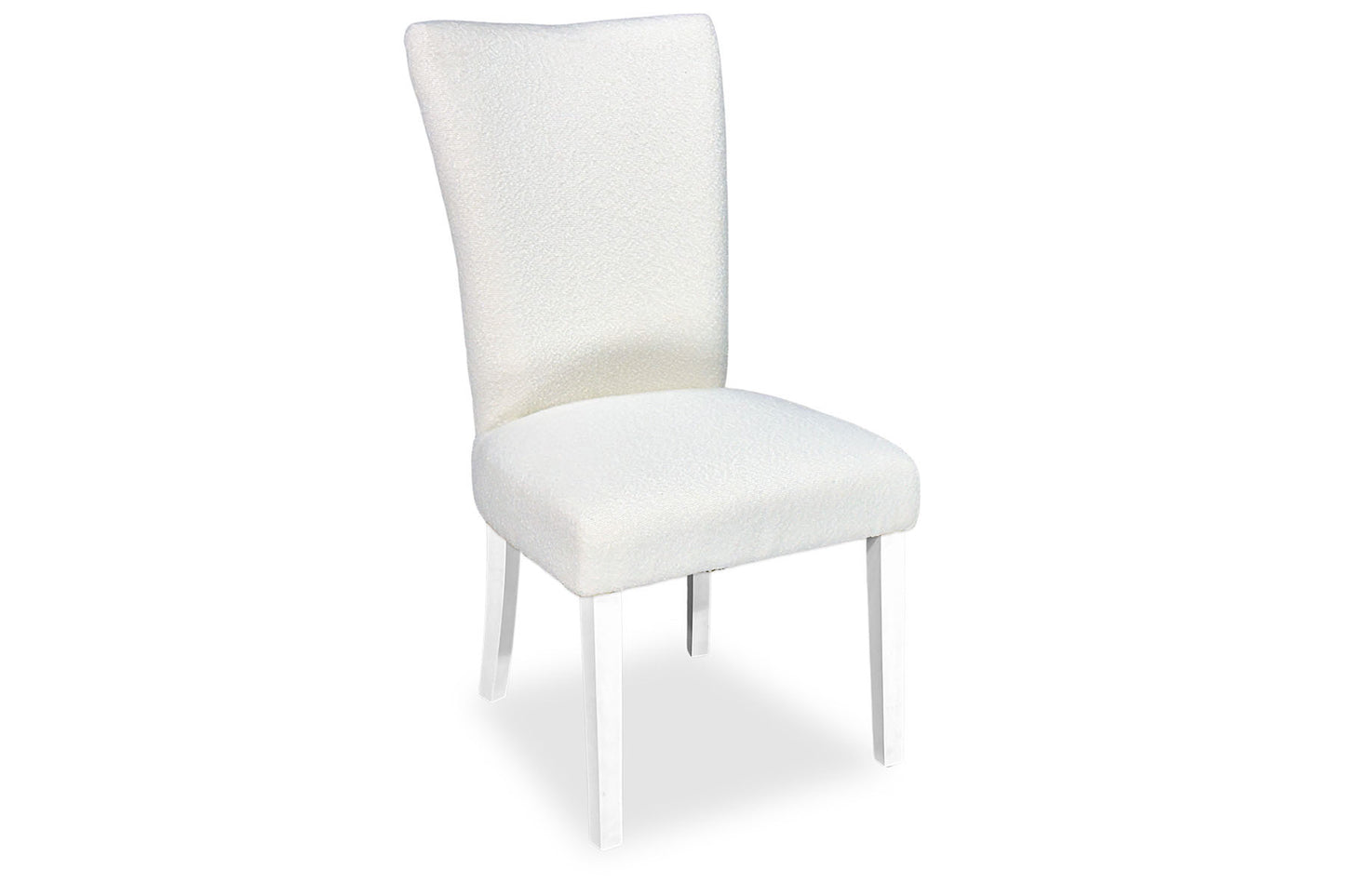 Mirage Chair - White Bouclé (White Legs)