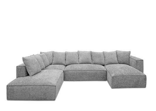 Matrix Modular Sofa - Light Grey (4 Piece)