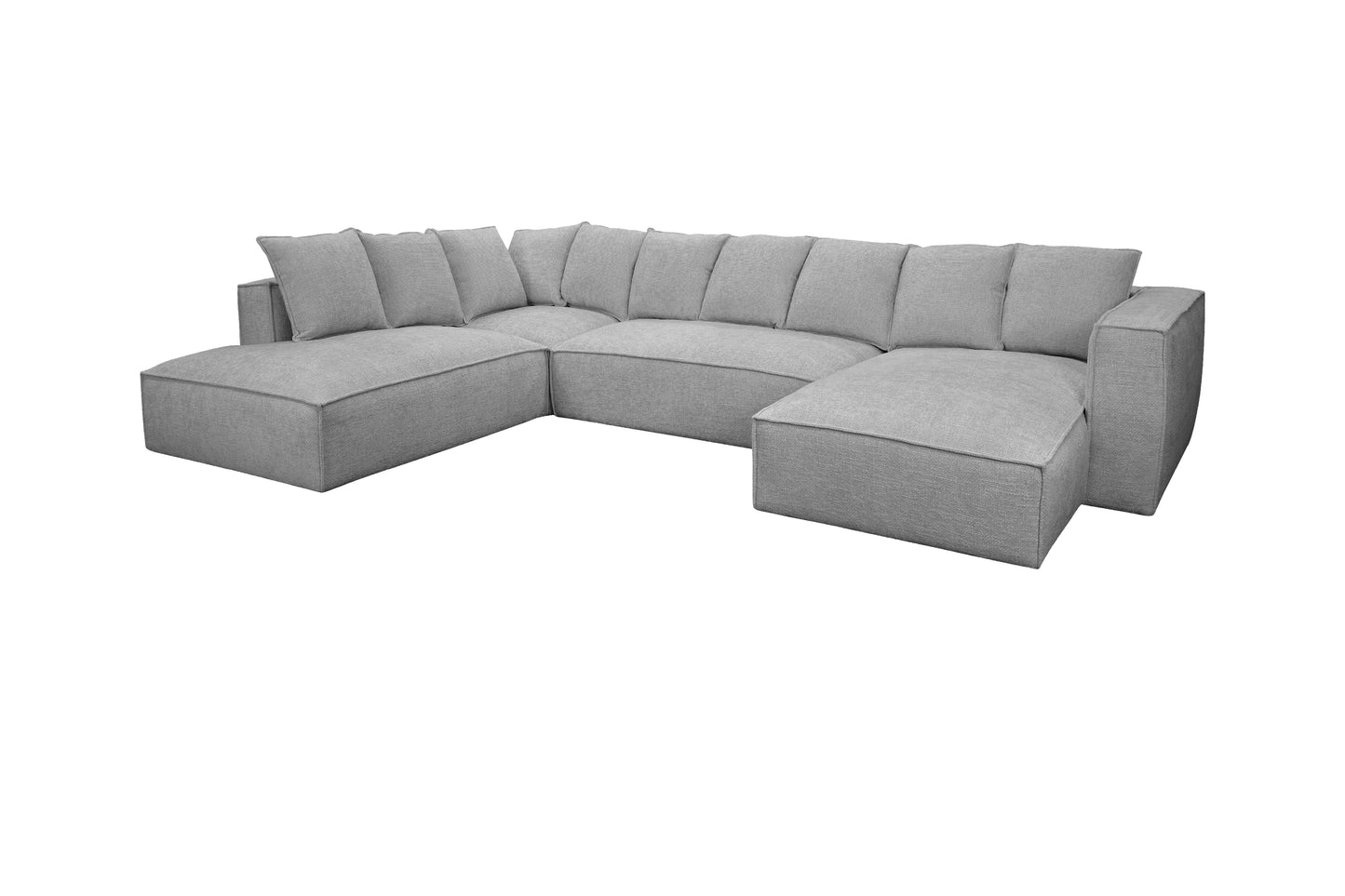 Matrix Modular Sofa - Light Grey (4 Piece)