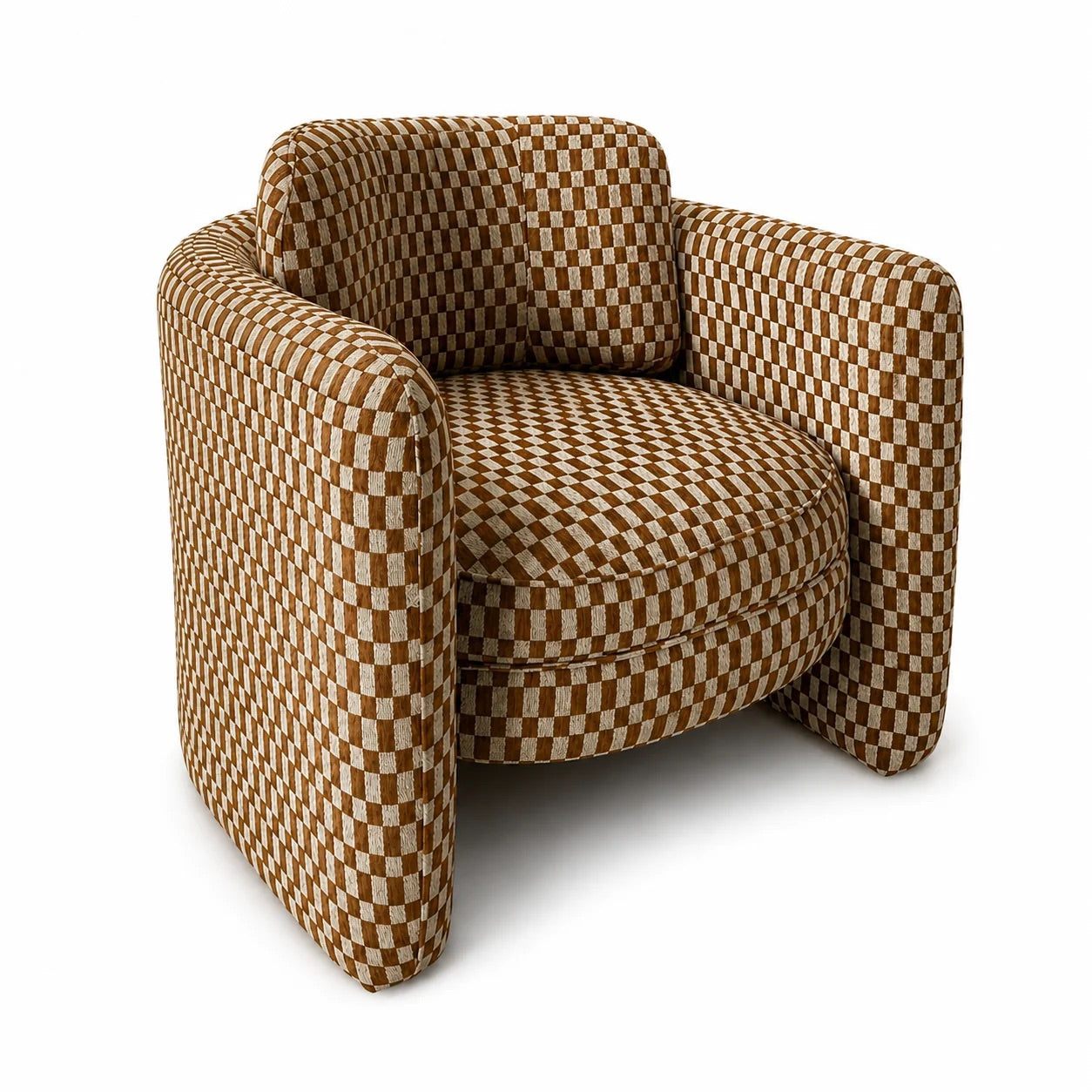 Mellow Accent Chair - Checkered