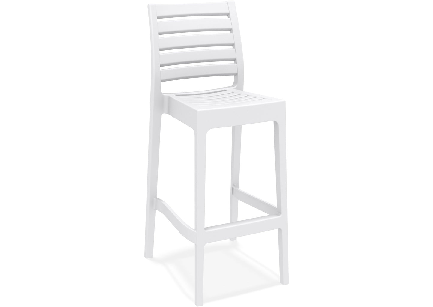 Noosa Outdoor Barstool - White