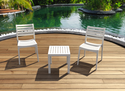 Noosa Outdoor End Table - White