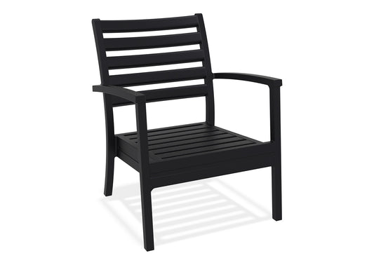 Noosa Outdoor Lounge Armchair - Black