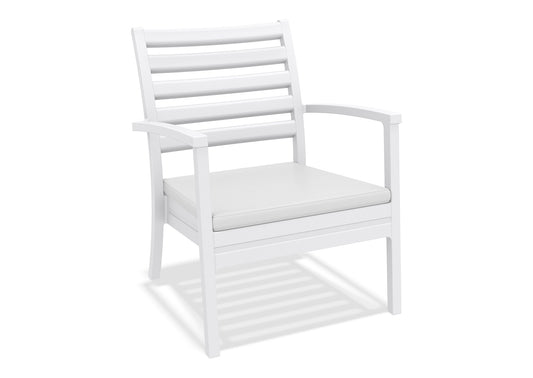 Noosa Outdoor Lounge Armchair - White