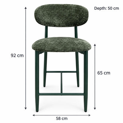 Pebble Kitchen Stool - Forest