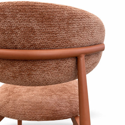 Pebble Kitchen Stool - Terracotta