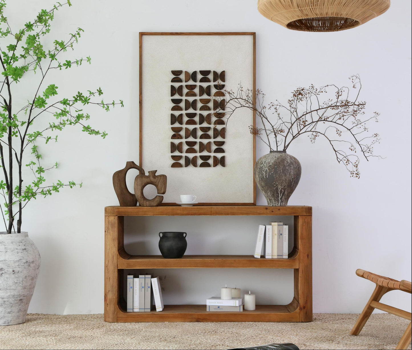 Plantation Console Table - Curve