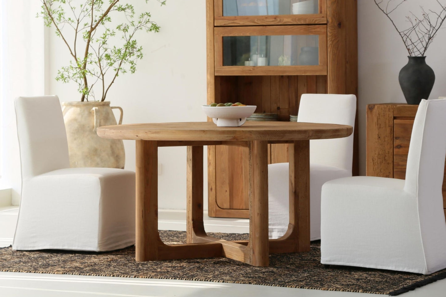 Plantation Dining Table - Curve (1200mm)
