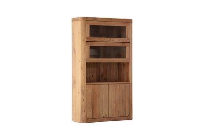 Plantation Display Cabinet - Curve