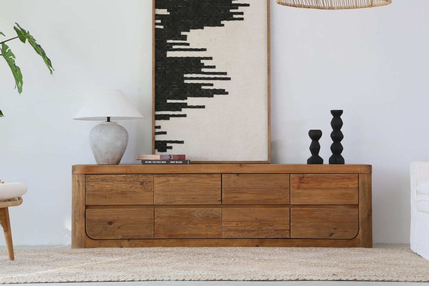 Plantation Entertainment Unit - Curve (2000mm)
