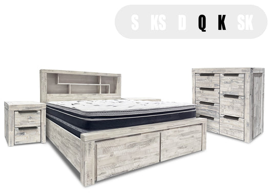 Sanctuary Bedroom Set (4 Piece)