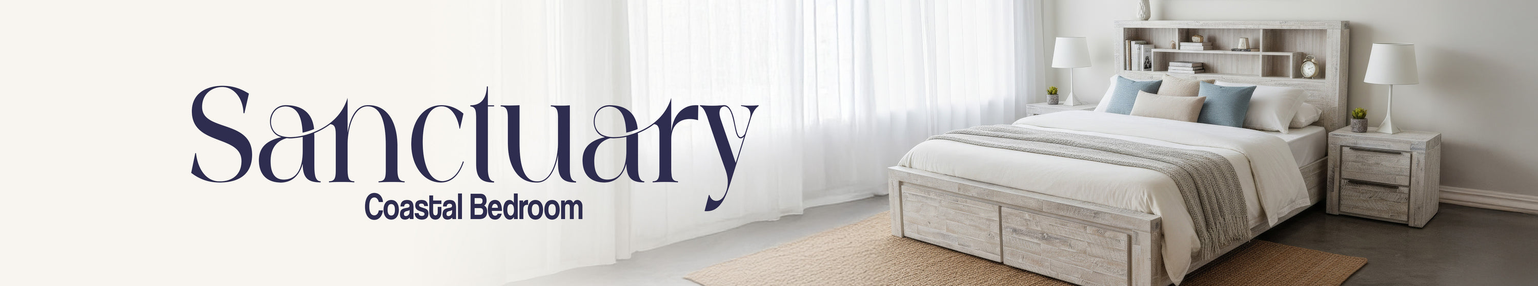 Sanctuary Coastal Bedroom Range, Brisbane Furniture
