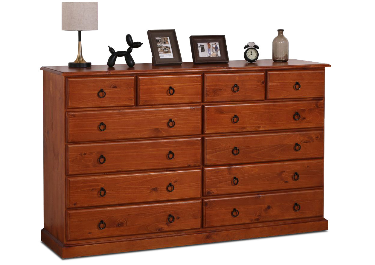 Spring Tallboy - 12 Drawer Brisbane Furniture Spring Tallboy - 12 Drawer Brisbane Furniture