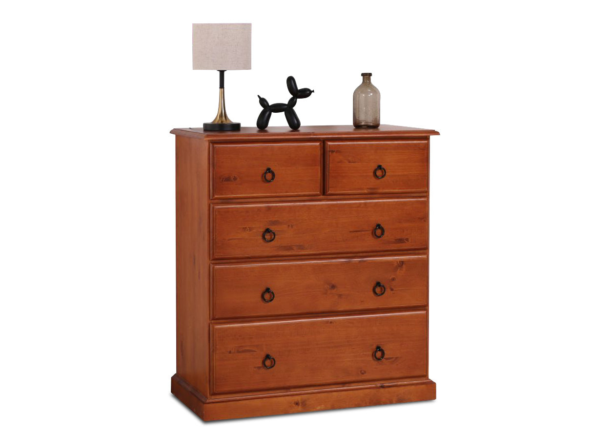 Spring Tallboy - 5 Drawer