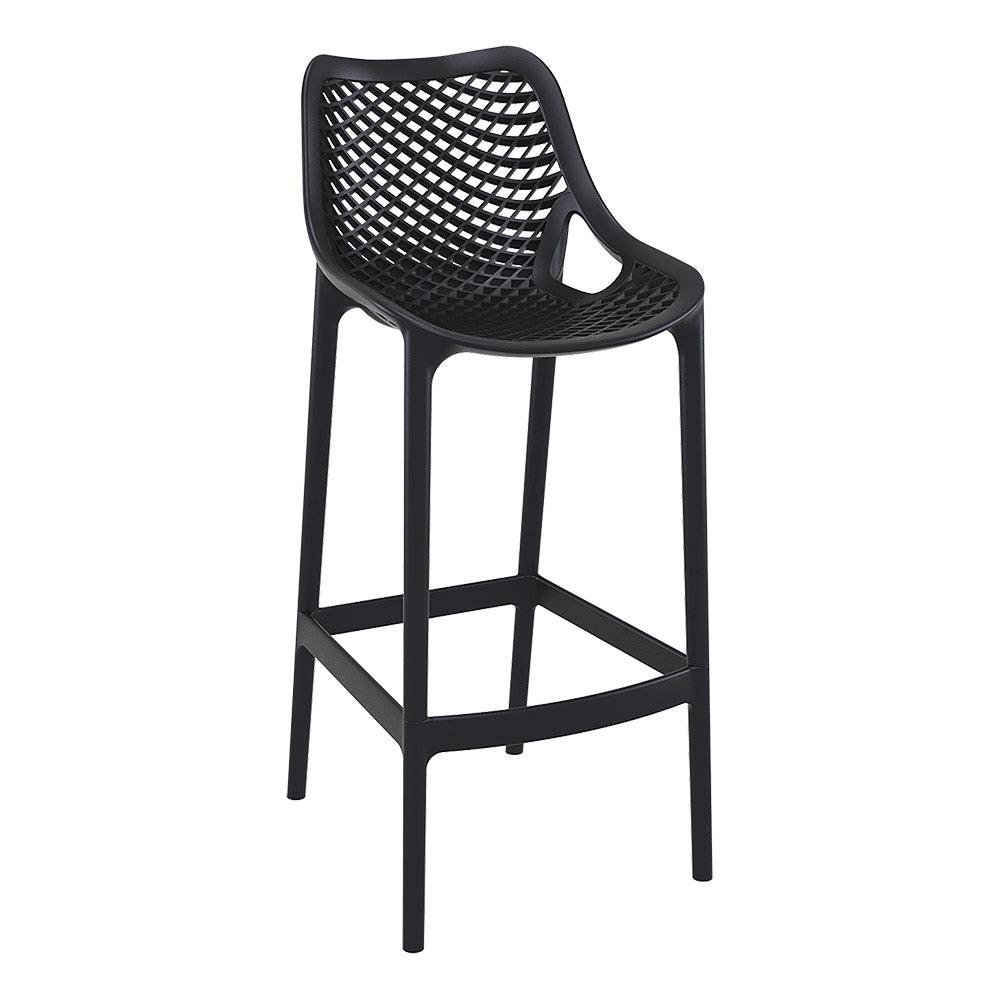 Tangalooma Outdoor Barstool - Black