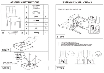 Tweed Chair (White Leg)