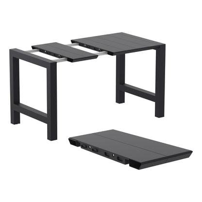 Whitehaven Outdoor Extension Bar Table - Black (1000mm or 1400mm)