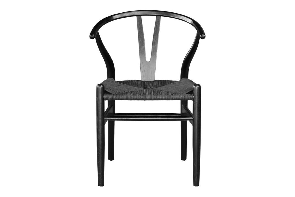 Wishbone Chair Black Brisbane Furniture