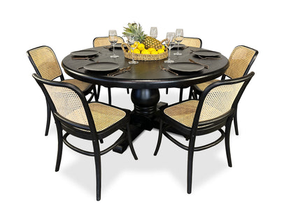Parisienne Dining Table - Black (1500mm)
