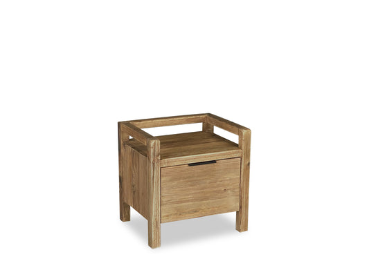 Plantation Bedside Table - Square