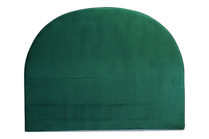 Arched Bedhead - Green Velvet